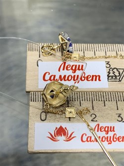 *Пусеты Танзанит цв Лимонное арт. С/218-328-152, (вес 3,48 г) - фото 202551 *Пусеты Танзанит цв Лимонное арт. С/218-328-152, (вес 3,48 г) - фото 202551