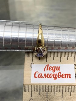 *Кольцо р.18,5 Танзанит цв Лимонное арт. К/208-308-169, (вес 1,9 г) - фото 202567 *Кольцо р.18,5 Танзанит цв Лимонное арт. К/208-308-169, (вес 1,9 г) - фото 202567