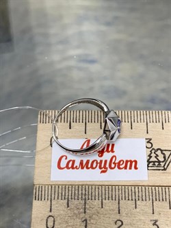 *Кольцо р.17,5 Танзанит цв Белое арт. К/208-208-138, (вес 1,82 г) - фото 202569 *Кольцо р.17,5 Танзанит цв Белое арт. К/208-208-138, (вес 1,82 г) - фото 202569