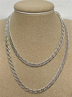 *Цепь р.50 Тройной ромб арт. 0604R050L50-286 (Вес 8,35 г) - фото 203292 *Цепь р.50 Тройной ромб арт. 0604R050L50-286 (Вес 8,35 г) - фото 203292