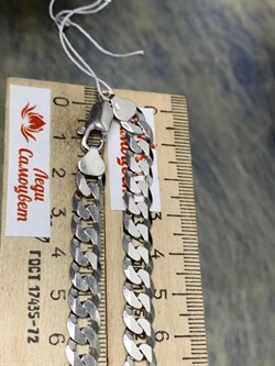 *Цепь р.50 Панцирь арт. 0203R180L50-158 (Вес 27,92 г) - фото 203386 *Цепь р.50 Панцирь арт. 0203R180L50-158 (Вес 27,92 г) - фото 203386