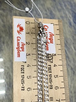 *Цепь р.60 Панцирь арт. 0203R100L60-735 (Вес 11,27 г) - фото 203487