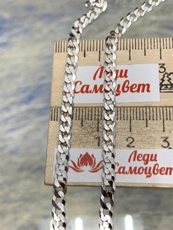 *Цепь р.60 Панцирь арт. 0203R100L60-735 (Вес 11,27 г) - фото 203489