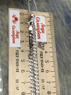 *Цепь р.50 Панцирь арт. 0203R100L50-909 (Вес 9,27 г) - фото 203505 *Цепь р.50 Панцирь арт. 0203R100L50-909 (Вес 9,27 г) - фото 203505