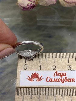 *Кольцо р.17 Микс Цаворит Шпинель арт. 01-2425/00ЦВ-17-908 вес 2,09 г - фото 203567