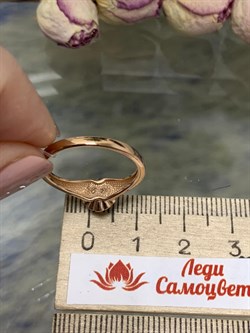 *Кольцо р.17,5 Микс Цаворит Шпинель арт. 01-2425/00ЦВ-06-654 вес 2,07 г - фото 203580