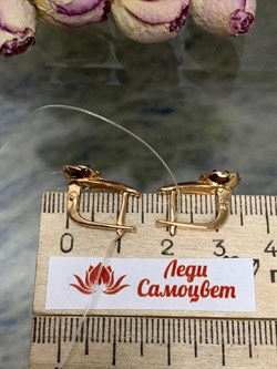 *Серьги Микс Цаворит Шпинель арт. 02-2431/00ЦВ-06-489 вес 3,06 г - фото 203693