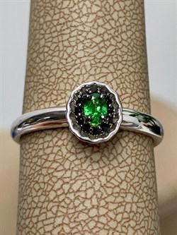 *Кольцо р.19,5 Микс Цаворит Шпинель арт. 01-2429/00ЦВ-17-964 вес 2,06 г - фото 203722 *Кольцо р.19,5 Микс Цаворит Шпинель арт. 01-2429/00ЦВ-17-964 вес 2,06 г - фото 203722