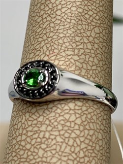 *Кольцо р.19 Микс Цаворит Шпинель арт. 01-2430/00ЦВ-17-920 вес 1,88 г - фото 203763 *Кольцо р.19 Микс Цаворит Шпинель арт. 01-2430/00ЦВ-17-920 вес 1,88 г - фото 203763