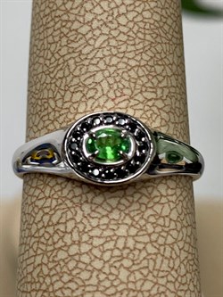 *Кольцо р.19 Микс Цаворит Шпинель арт. 01-2430/00ЦВ-17-920 вес 1,88 г - фото 203764 *Кольцо р.19 Микс Цаворит Шпинель арт. 01-2430/00ЦВ-17-920 вес 1,88 г - фото 203764