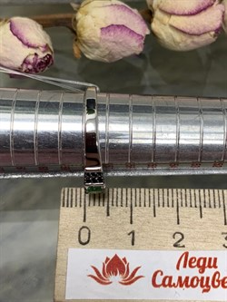 *Кольцо р.19,5 Микс Цаворит Шпинель арт. 01-2426/00ЦВ-17-909 вес 1,8 г - фото 203783