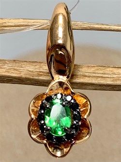 *Подвеска Микс Цаворит Шпинель арт. 03-2427/00ЦВ-06-445 вес 1,03 г - фото 203828