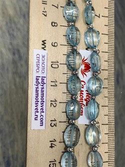 *Бусы р.44 д.6-10 Голубой Топаз арт. 084566-2 - фото 203868 *Бусы р.44 д.6-10 Голубой Топаз арт. 084566-2 - фото 203868