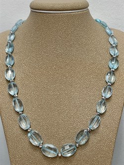 *Бусы р.44 д.6-10 Голубой Топаз арт. 084566-2 - фото 203872 *Бусы р.44 д.6-10 Голубой Топаз арт. 084566-2 - фото 203872