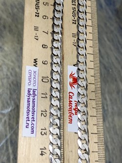 *Цепь р.60 Панцирь арт. 0203R160L60-814 (Вес 25,07 г) - фото 203899