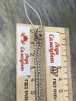 *Цепь р.60 Панцирь арт. 0203R060L60-715 (Вес 4,36 г) - фото 203925 *Цепь р.60 Панцирь арт. 0203R060L60-715 (Вес 4,36 г) - фото 203925