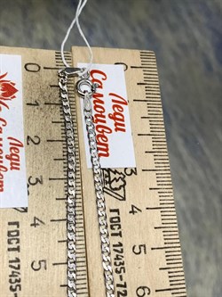 *Цепь р.45 Панцирь арт. 0203R060L45-759 (Вес 3,23 г) - фото 203941 *Цепь р.45 Панцирь арт. 0203R060L45-759 (Вес 3,23 г) - фото 203941