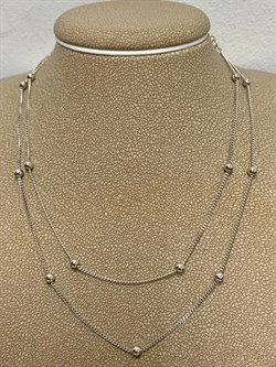 *Цепь р.45 Перлина арт. 021163R030L45-393 (Вес 2,56 г) - фото 204200 *Цепь р.45 Перлина арт. 021163R030L45-393 (Вес 2,56 г) - фото 204200