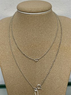 *Цепь р.80 Инфинити шарики Перлина роло Бельцер арт. 6471R15501425L80-523 (Вес 3,6 г) - фото 204412