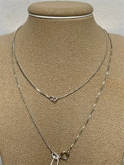 *Цепь р.60 Инфинити коробочка  Венецианская шарики Перлина арт. 6471R17011580L60-738 (Вес 2,27 г) - фото 204586