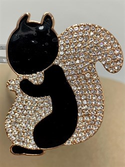 Брошь Белочка Стразы Эмаль арт. 89640 - фото 204934 Брошь Белочка Стразы Эмаль арт. 89640 - фото 204934