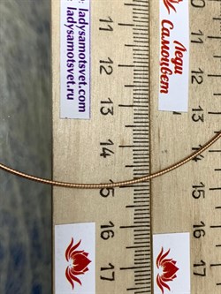 *Струна р.40 Омега Гладкая Классическая арт. 4200Z100L40-864  крпзл (Вес 3,8 г) - фото 204983