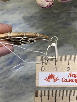 *Серьги Яшма Песочная Абстракция арт. 2-1600-616-132 Вес 22,74 г - фото 206473 *Серьги Яшма Песочная Абстракция арт. 2-1600-616-132 Вес 22,74 г - фото 206473