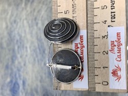 *Серьги Шифр Оксид арт. 2-1779-000-297 Вес 9,33 г - фото 206563 *Серьги Шифр Оксид арт. 2-1779-000-297 Вес 9,33 г - фото 206563