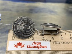 *Серьги Шифр Оксид арт. 2-1779-000-297 Вес 9,33 г - фото 206564 *Серьги Шифр Оксид арт. 2-1779-000-297 Вес 9,33 г - фото 206564