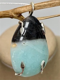 *Кулон Амазонит Перу Сеть арт. 3-1602-111-361 Вес 6,45 г - фото 206651 *Кулон Амазонит Перу Сеть арт. 3-1602-111-361 Вес 6,45 г - фото 206651