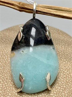 *Кулон Амазонит Перу Сеть арт. 3-1602-111-361 Вес 6,45 г - фото 206652 *Кулон Амазонит Перу Сеть арт. 3-1602-111-361 Вес 6,45 г - фото 206652