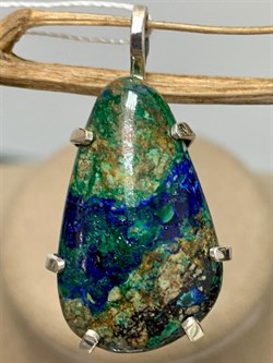 *Кулон Азуромалахит Паутина арт. 3-1601-191-355 Вес 4,81 г - фото 206779 *Кулон Азуромалахит Паутина арт. 3-1601-191-355 Вес 4,81 г - фото 206779