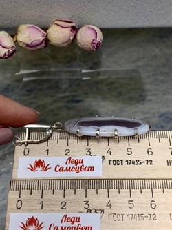 *Серьги Агат Бразильский Абстракция арт. 2-1600-615-101 Вес 16,1 г - фото 206832 *Серьги Агат Бразильский Абстракция арт. 2-1600-615-101 Вес 16,1 г - фото 206832