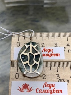 *Кулон Яшма Океаническая Мадагаскар Абстракция арт. 3-1600-143-132 Вес 5,93 г - фото 206869 *Кулон Яшма Океаническая Мадагаскар Абстракция арт. 3-1600-143-132 Вес 5,93 г - фото 206869