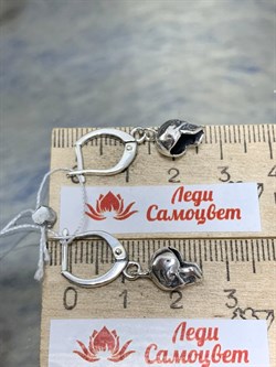 *Серьги Череп 2-1786-000-973 вес 3,75 г - фото 206979 *Серьги Череп 2-1786-000-973 вес 3,75 г - фото 206979