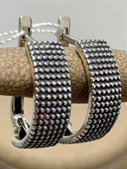 *Серьги Дымка Оксид арт. 2-1764-000-813 Вес 5,59 г - фото 206995 *Серьги Дымка Оксид арт. 2-1764-000-813 Вес 5,59 г - фото 206995