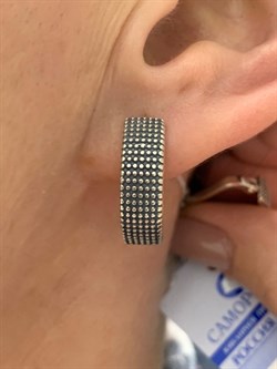 *Серьги Дымка Оксид арт. 2-1764-000-813 Вес 5,59 г - фото 206998 *Серьги Дымка Оксид арт. 2-1764-000-813 Вес 5,59 г - фото 206998