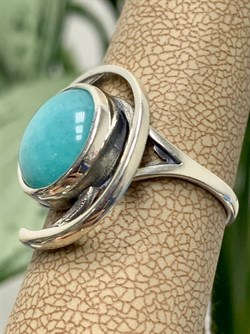 *Кольцо р.18 Амазонит арт. 1-1702-609-953 Вес 4,47 г - фото 207176 *Кольцо р.18 Амазонит арт. 1-1702-609-953 Вес 4,47 г - фото 207176