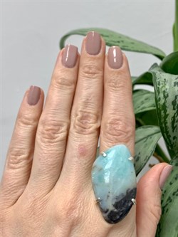 *Кольцо р.18,5 Амазонит Перу Сеть арт. 1-1601-111-603 Вес 10,91 г - фото 207178 *Кольцо р.18,5 Амазонит Перу Сеть арт. 1-1601-111-603 Вес 10,91 г - фото 207178