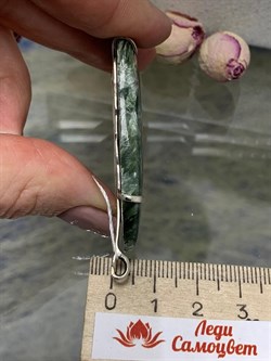 *Кулон Серафинит Паутина арт. 3-1601-129-527 Вес 14,86 г - фото 207236