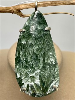 *Кулон Серафинит Паутина арт. 3-1601-129-527 Вес 14,86 г - фото 207237