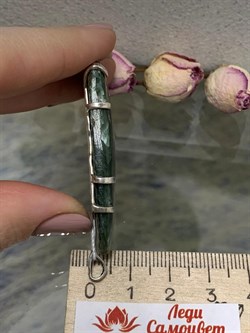 *Кулон Серафинит Паутина арт. 3-1601-129-510 Вес 15,19 г - фото 207241