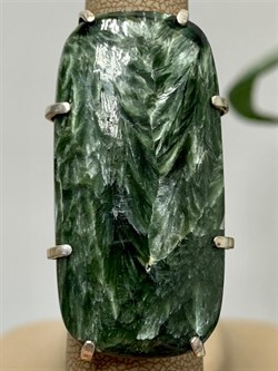 *Кольцо р.19 Серафинит Паутина арт. 2-1601-129-301 Вес 18,84 г - фото 207338 *Кольцо р.19 Серафинит Паутина арт. 2-1601-129-301 Вес 18,84 г - фото 207338