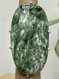 *Кольцо р.19 Серафинит Абстракция арт. 1-1600-129-403 Вес 23,22 г - фото 207360 *Кольцо р.19 Серафинит Абстракция арт. 1-1600-129-403 Вес 23,22 г - фото 207360