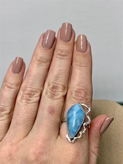 *Кольцо р.18 Ларимар Доминикана арт: 2081-435 ВЕС 5,5 Г - фото 207481 *Кольцо р.18 Ларимар Доминикана арт: 2081-435 ВЕС 5,5 Г - фото 207481