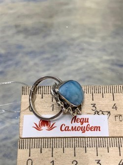 *Кольцо р.18 Ларимар Доминикана арт: 2081-435 ВЕС 5,5 Г - фото 207486 *Кольцо р.18 Ларимар Доминикана арт: 2081-435 ВЕС 5,5 Г - фото 207486