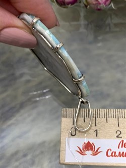 *Кулон Ларимар Доминикана АРТ 1772 ВЕС 15,7 Г - фото 207491