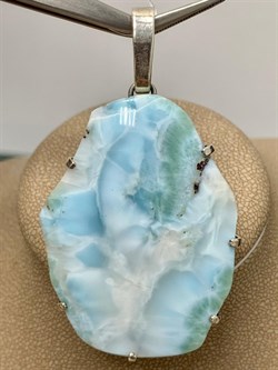 *Кулон Ларимар Доминикана АРТ 1772 ВЕС 15,7 Г - фото 207496