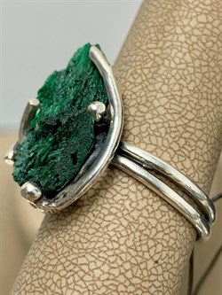 *Кольцо р.19,5 Малахит Африка АРТ  3247 ВЕС 6,5 Г - фото 207788 *Кольцо р.19,5 Малахит Африка АРТ  3247 ВЕС 6,5 Г - фото 207788