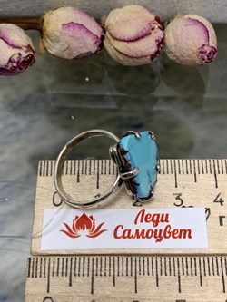 *Кольцо р.18 Бирюза Казахстан АРТ 132 ВЕС 4,5 Г - фото 207928 *Кольцо р.18 Бирюза Казахстан АРТ 132 ВЕС 4,5 Г - фото 207928